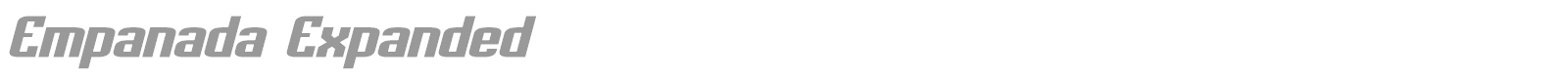 Empanada font preview